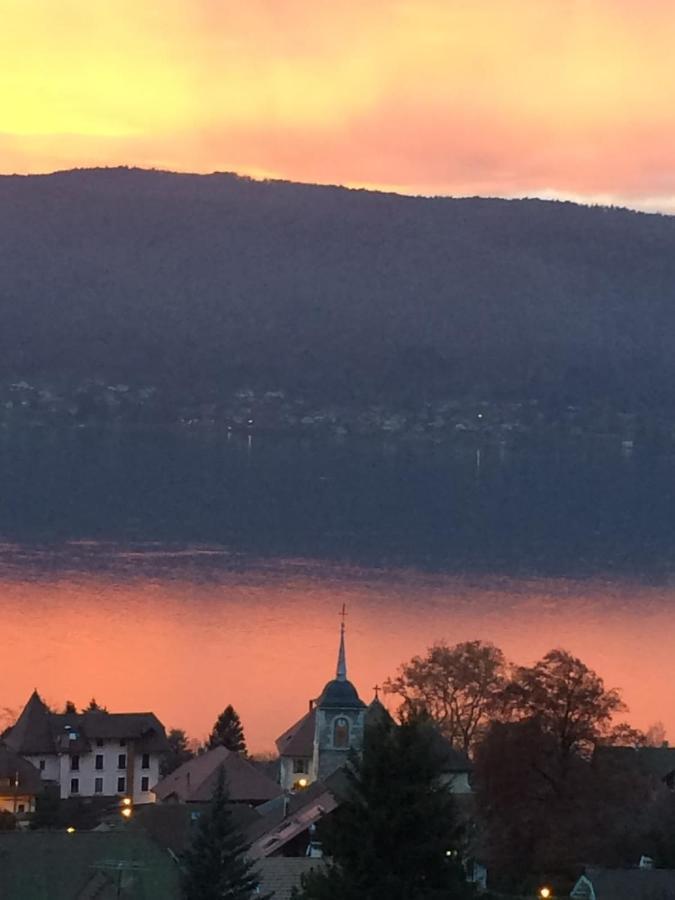 Maisonnette Vue Panoramique Lac D'Annecy 베이리에-뒤-락 외부 사진