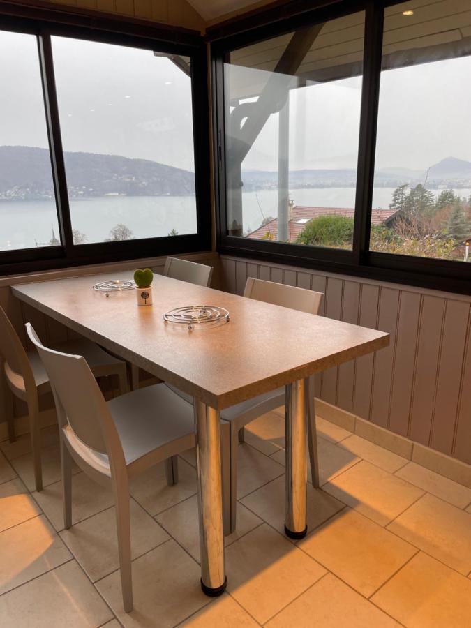 Maisonnette Vue Panoramique Lac D'Annecy 베이리에-뒤-락 외부 사진