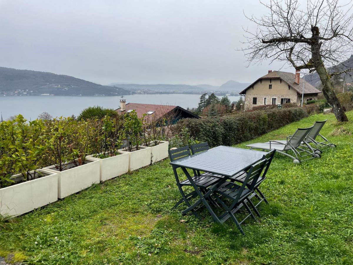 Maisonnette Vue Panoramique Lac D'Annecy 베이리에-뒤-락 외부 사진